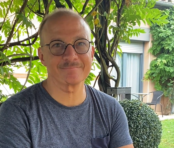 Damien lors du séminaire de 3 jours autour du Jeu de l'émergence