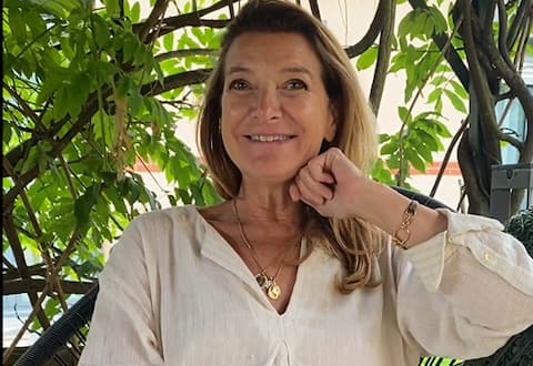 Guénaëlle lors du séminaire de 3 jours du Jeu de l'émergence “Vivre un leadership authentique & incarné”